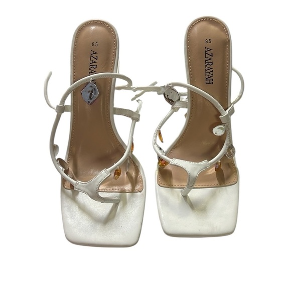 Azarayah Wrap Strappy Sandals with Multicolor Accents - Picture 3 of 5